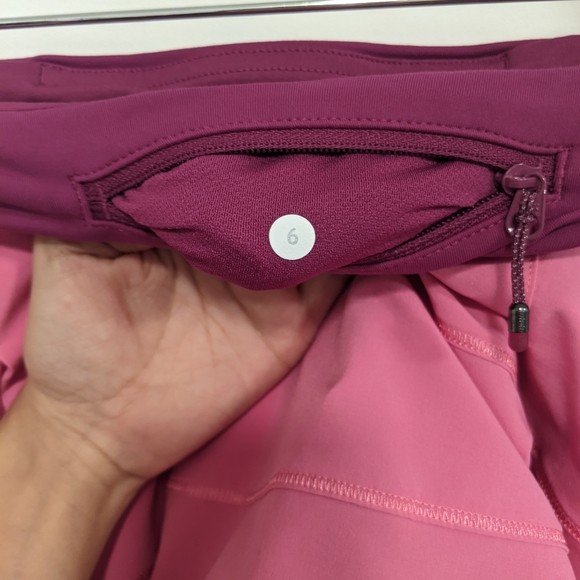 Lululemon Pace Rival Skirt II Pink Paradise/Regal Plum 6 - Picture 16 of 16